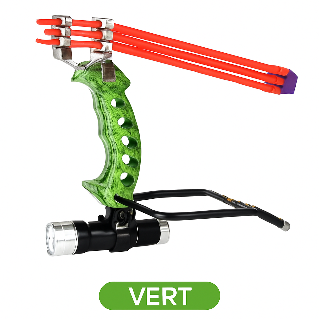 Lance-pierre pliable en métal avec bracelet magnétique — miniature 3