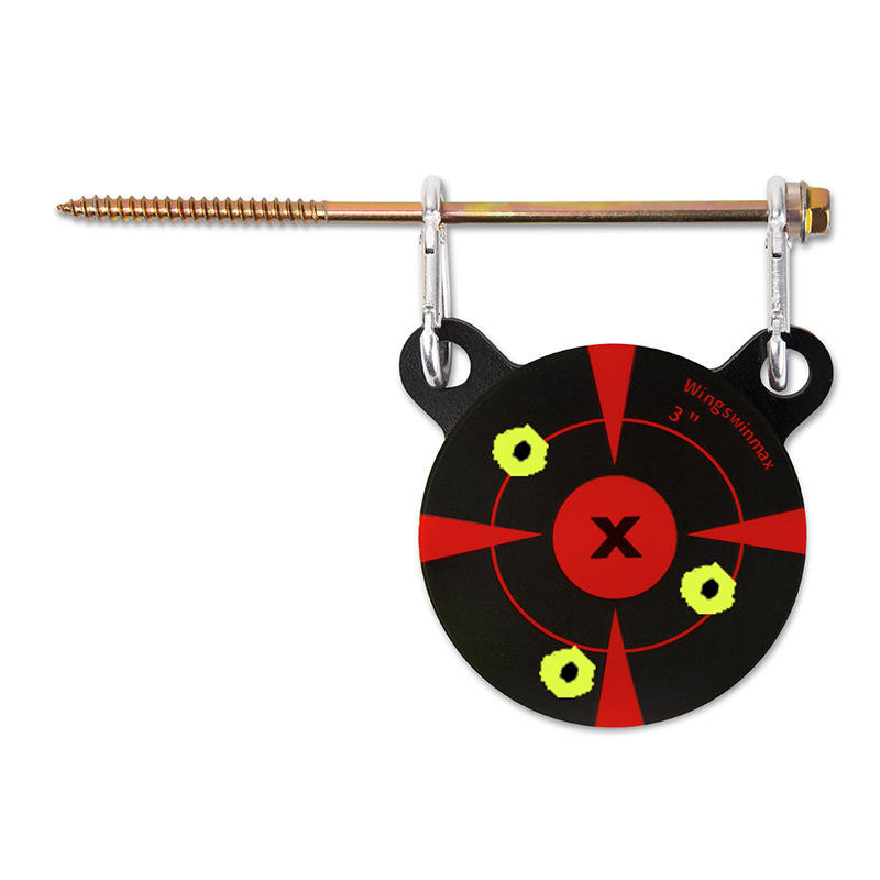 Cible panda en acier inoxydable pour lance-pierre