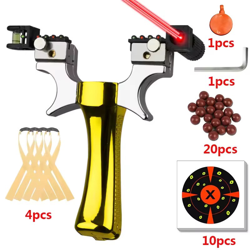 Lance-pierre coloré en ABS avec viseur laser — miniature 4