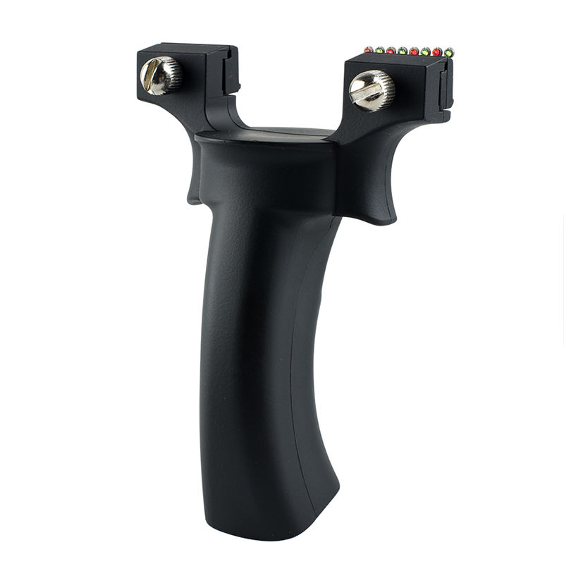 Lance-pierre compact noir en ABS — miniature 2