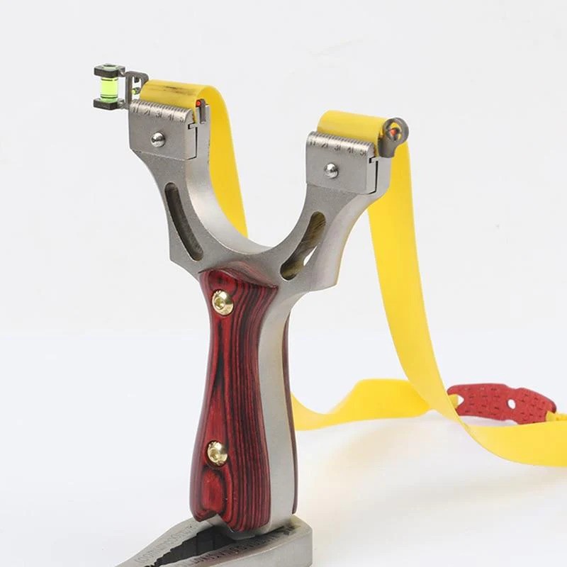 Lance-pierre Inox-304 Pro en acier et bois — miniature 3